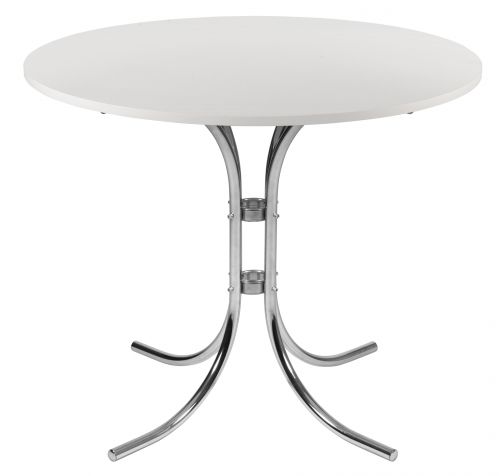 Bistro Round Table White