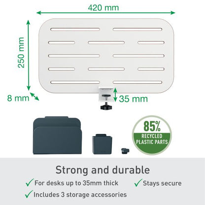 Leitz Ergo Small Pegboard Desk Organiser
