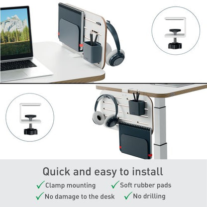 Leitz Ergo Small Pegboard Desk Organiser