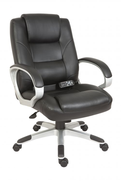 Lumbar Massage Executive Chair Black