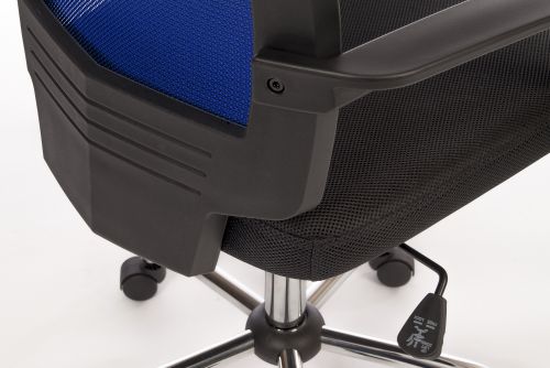 Star Mesh Back Chair Blue