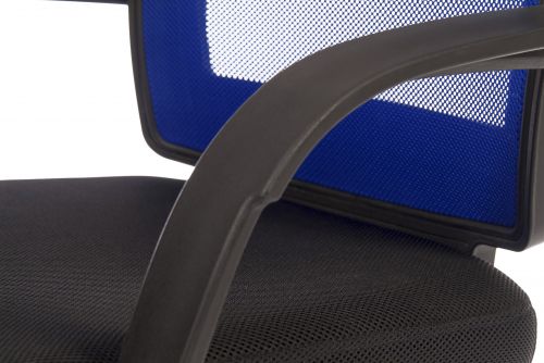 Star Mesh Back Chair Blue