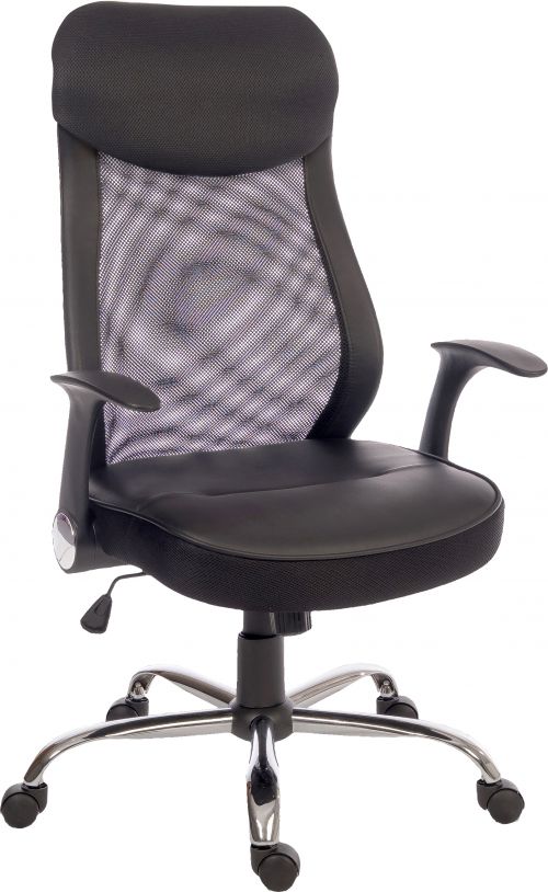 Curve Mesh Back Exec Chair Black