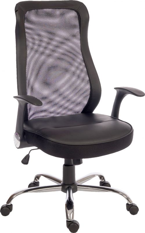 Curve Mesh Back Exec Chair Black
