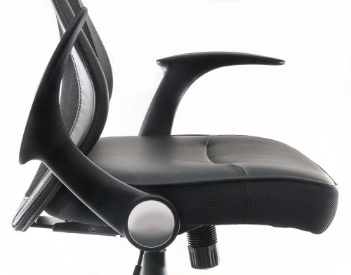 Curve Mesh Back Exec Chair Black