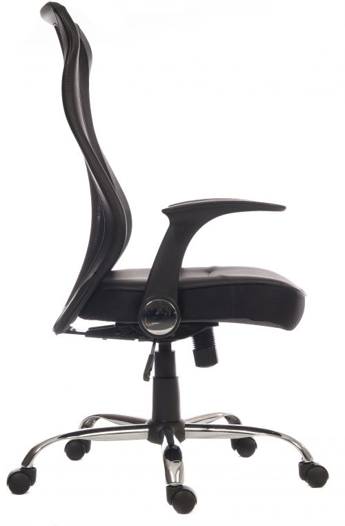 Curve Mesh Back Exec Chair Black