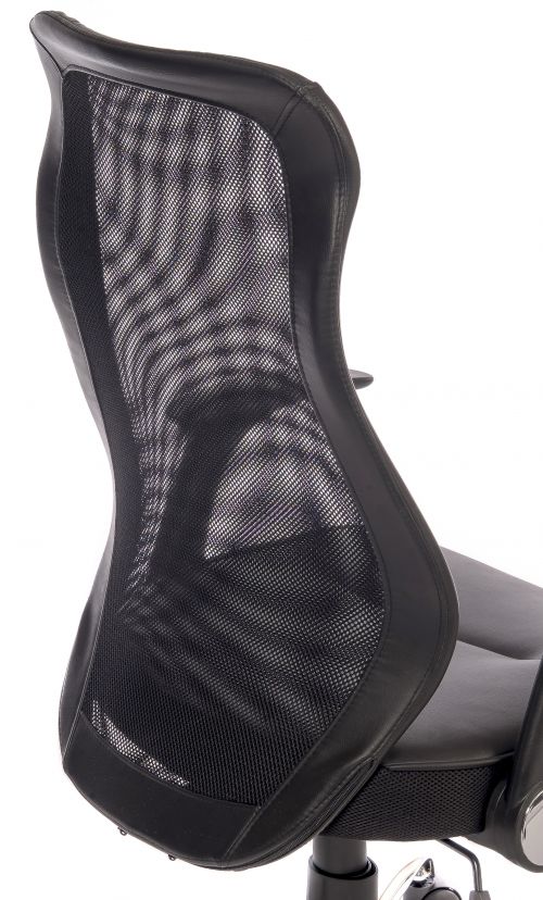 Curve Mesh Back Exec Chair Black