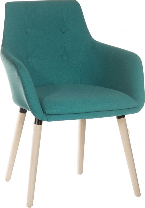 4 Legged RecepChair Fabric Jade PK2