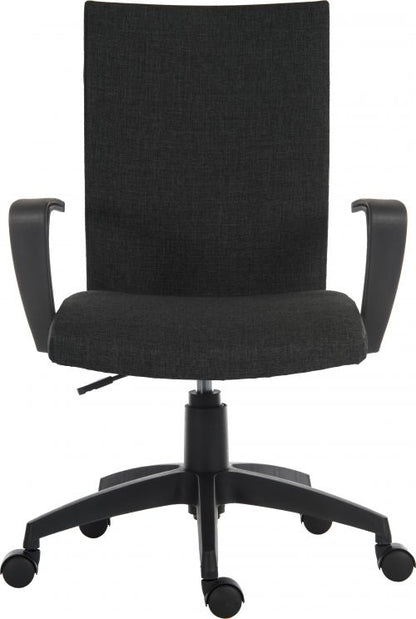 Work Student Fabric Exec Chair Black