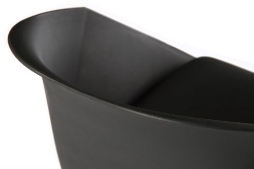 Pyramid Padded Tub Chair Black PK2
