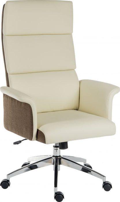 Elegance High Back Exec Chair Cream