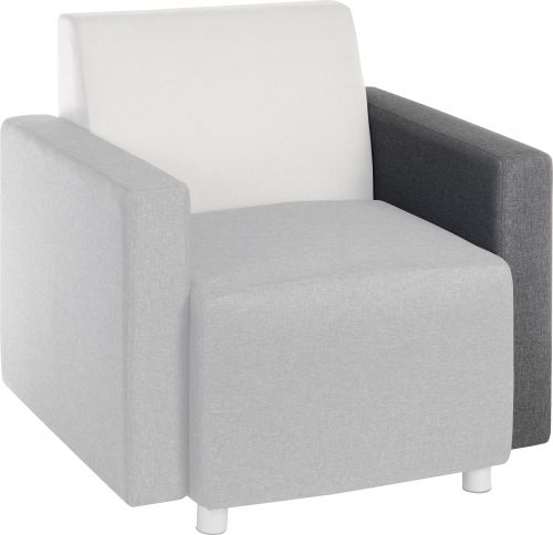 Cube Interchangeable Armrest Grey