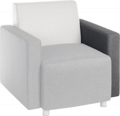 Cube Interchangeable Armrest Grey