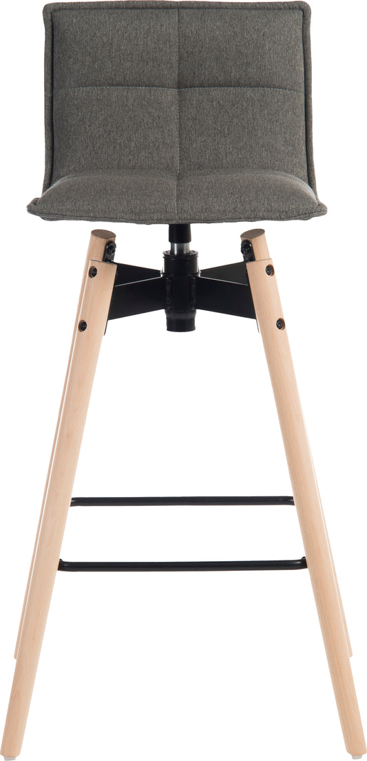 SPIN BARSTOOL GREY