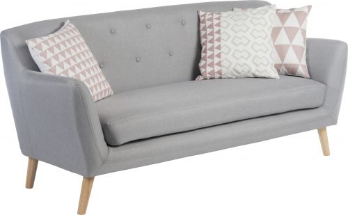 Skandi 3 Seater Sofa Grey