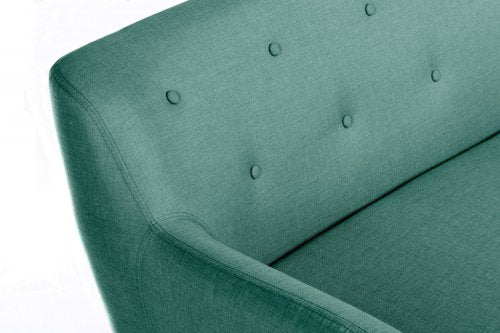 Skandi 2 Seater Sofa Ocean Green