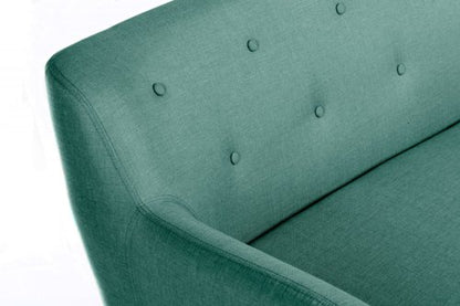 Skandi 2 Seater Sofa Ocean Green