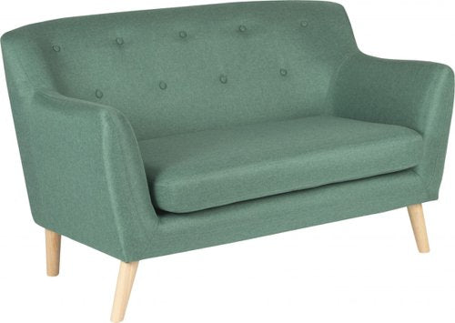 Skandi 2 Seater Sofa Ocean Green