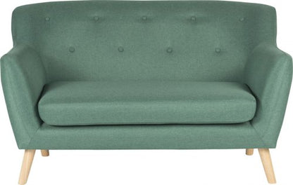 Skandi 2 Seater Sofa Ocean Green