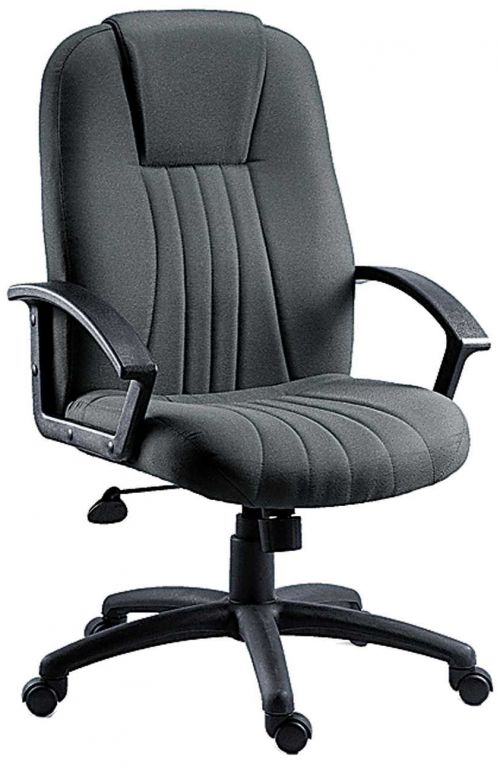 City Fabric Exec Chair Charcoal