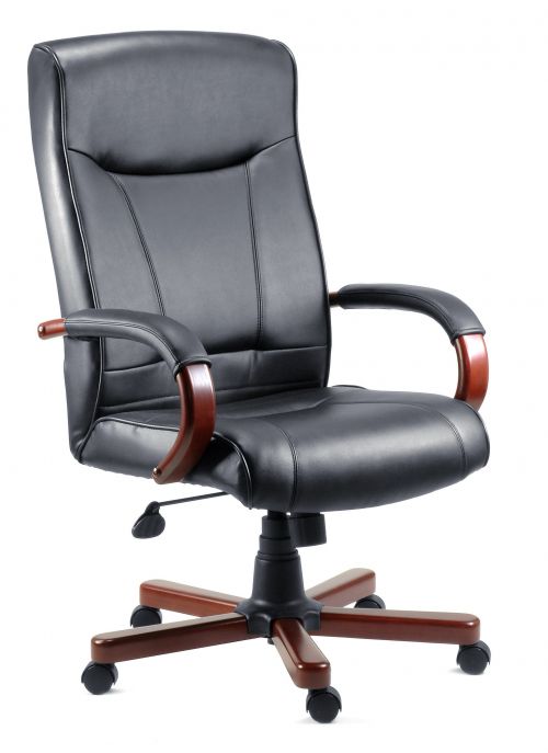 Kingston Executive Chair Black Mahog