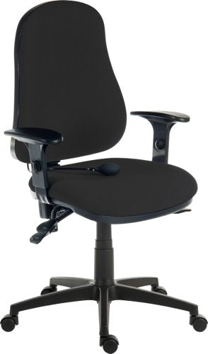 ErgoComfortAir Chair with Arms Black