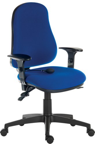 Ergo Comfort Air Chair with Arms Blue