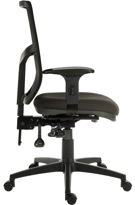 ERGO COMFORT MESH BLACK & ARMS (ONE BOX)