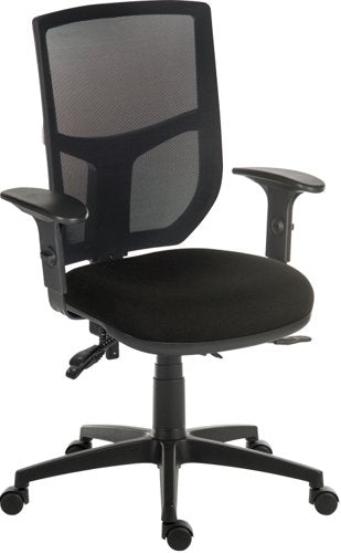 Ergo Comfort Mesh Chair with Arms BK
