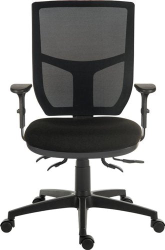 Ergo Comfort Mesh Chair with Arms BK