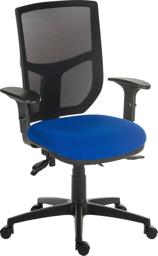 ERGO COMFORT MESH BLUE & ARMS (ONE BOX)
