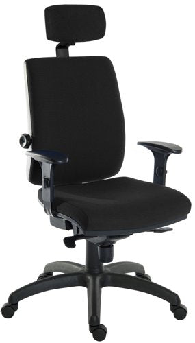 Ergo Plus Ops Chair With HR & Arms BK