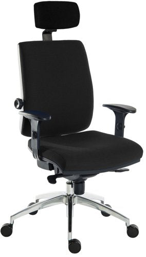 ErgoPlus OpsChair Prem Base & Arms BK