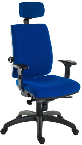Ergo Plus Ops Chair With HR & Arms BL