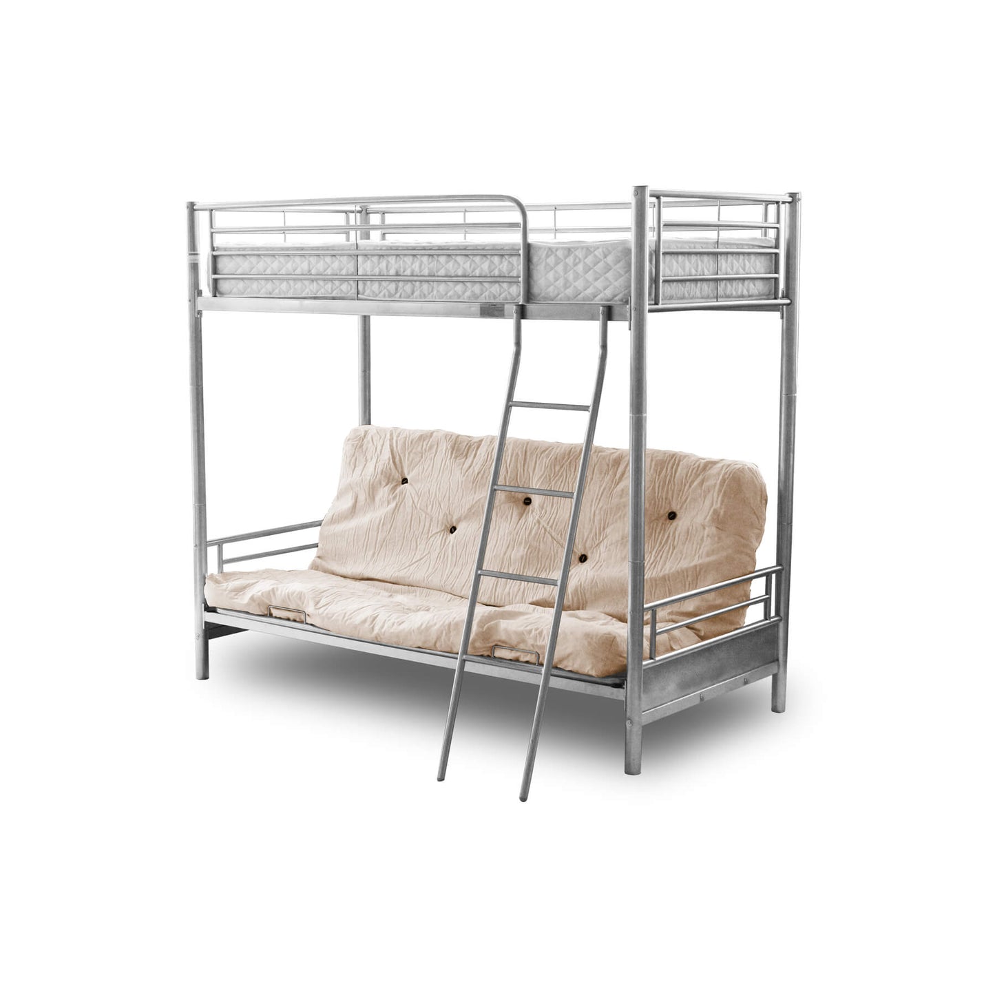 Alaska Futon Bunk Bed Silver