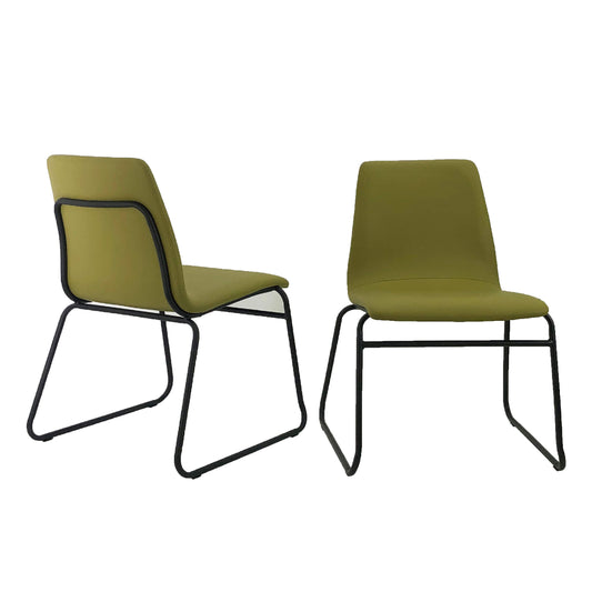 Albion PU Chairs Green (6s)