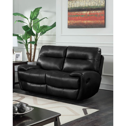 Bailey Recliner LeatherGel & PU 2 Seater Black