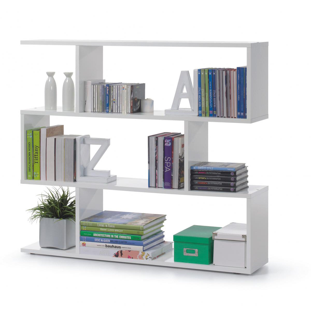 Arctic Bookcase Wide White 301010BO