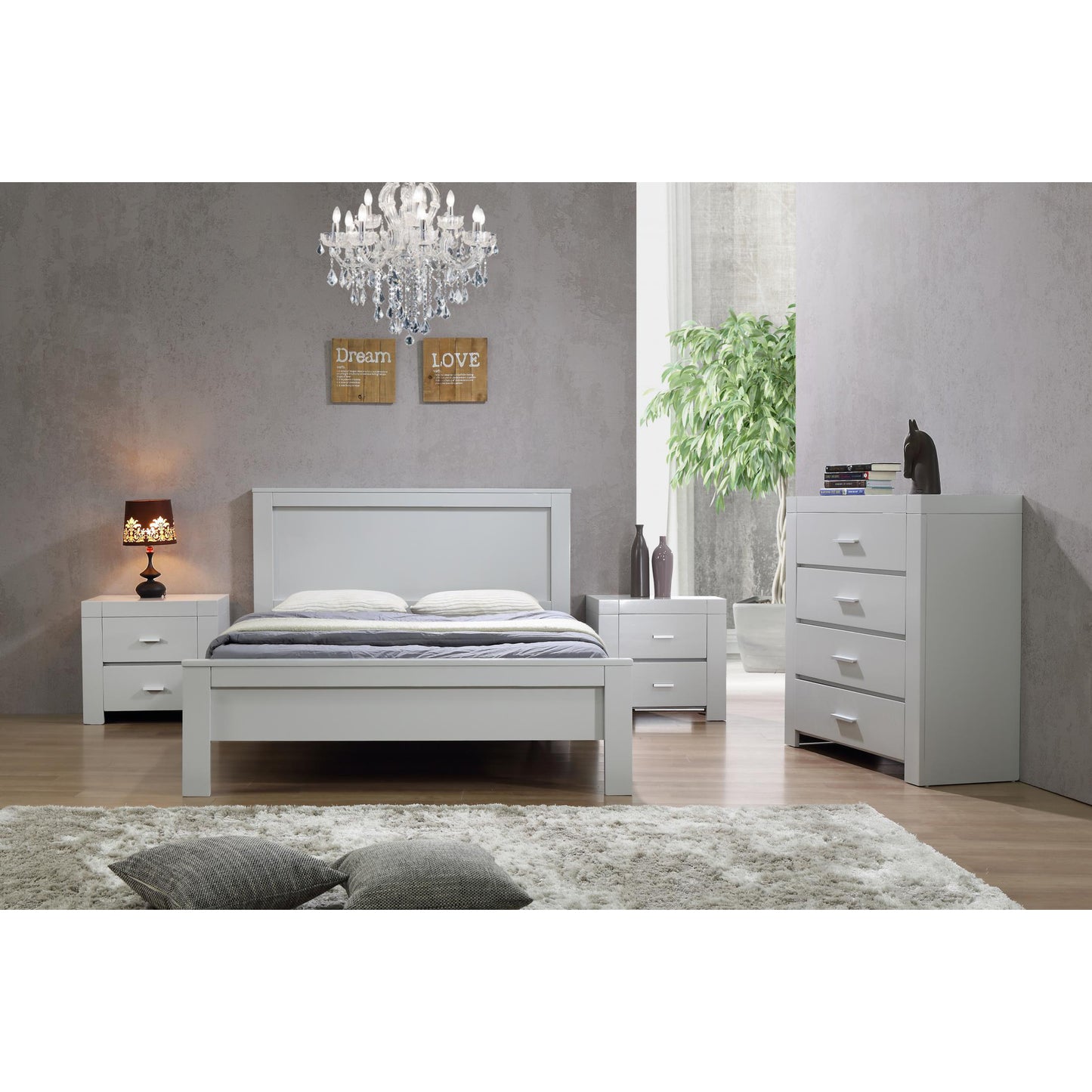 California Nightstand Grey