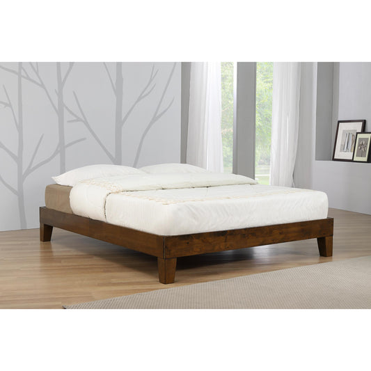 Charlie Platform Bed Double Rustic Oak