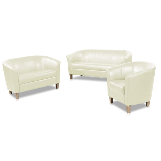 Claridon 2 Seater Sofa PU Cream