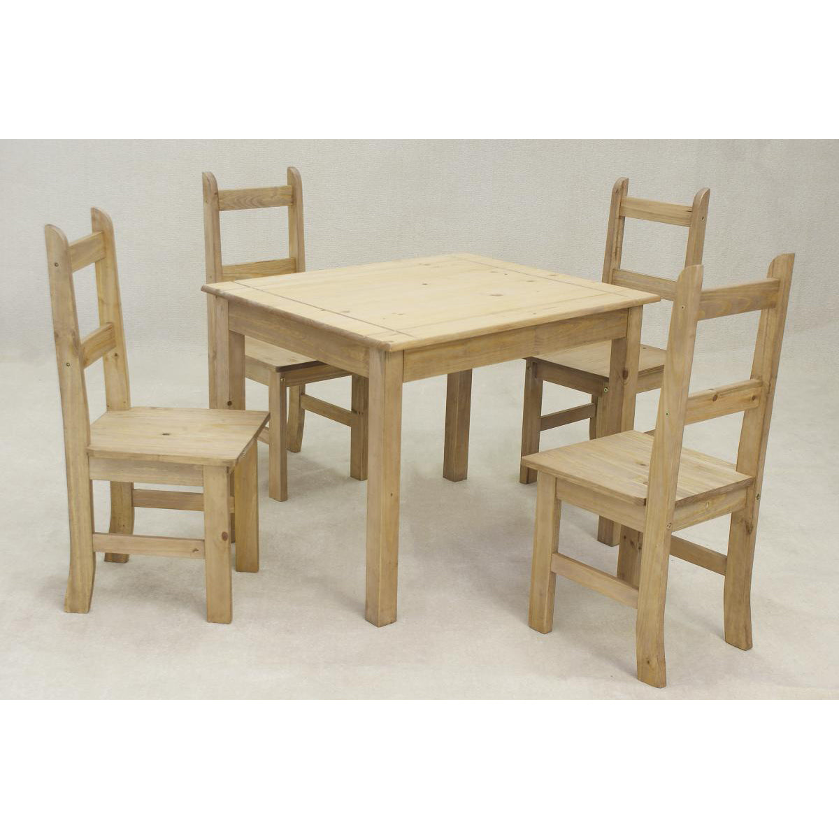 Coba Mexican Dining Set with 4 Chairs