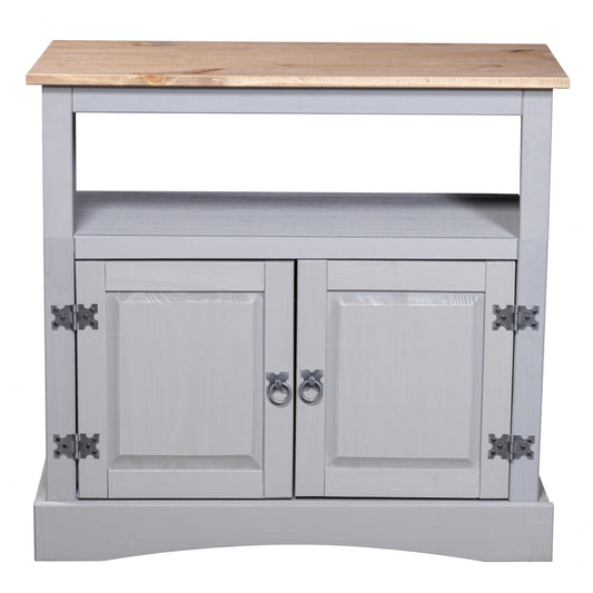 Corona Grey TV Cabinet Straight