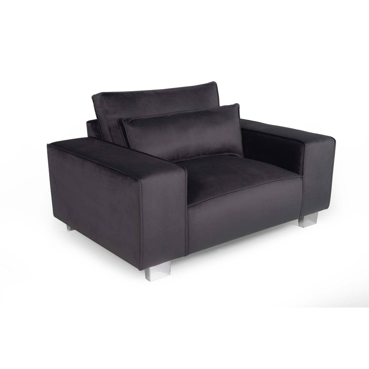 Harleston Fabric Sofa 1S Steel