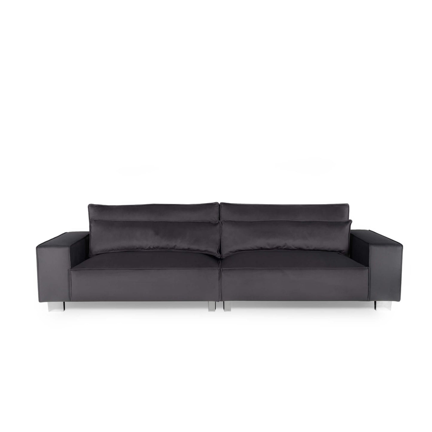 Harleston Fabric Sofa 4S Steel