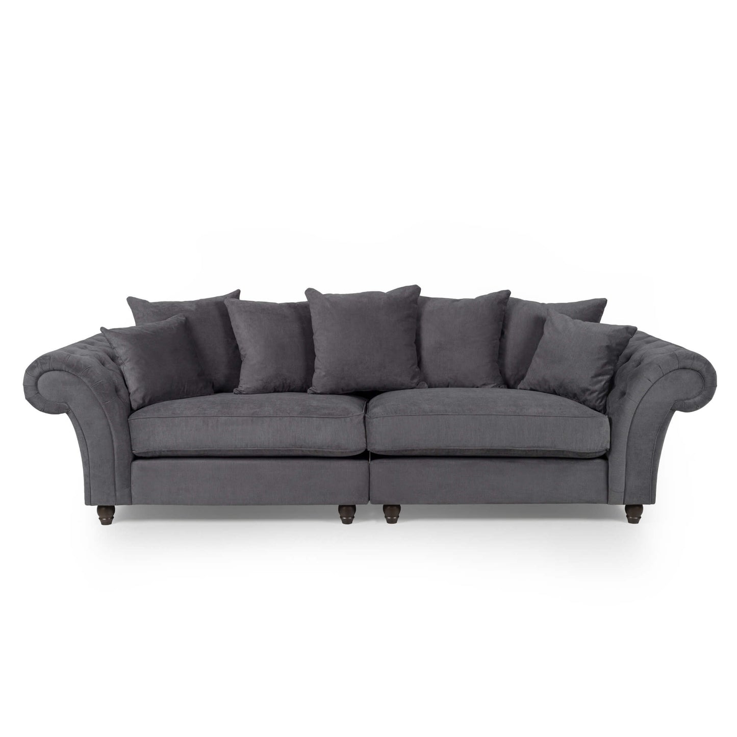 Huntley Fabric Sofa 4S Grey