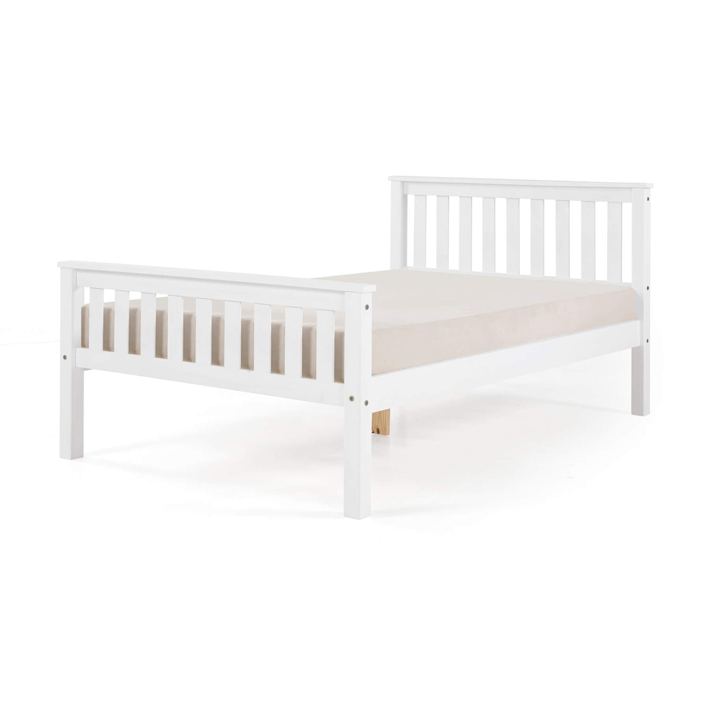 Manila HFE Pine Bed 4 Foot White