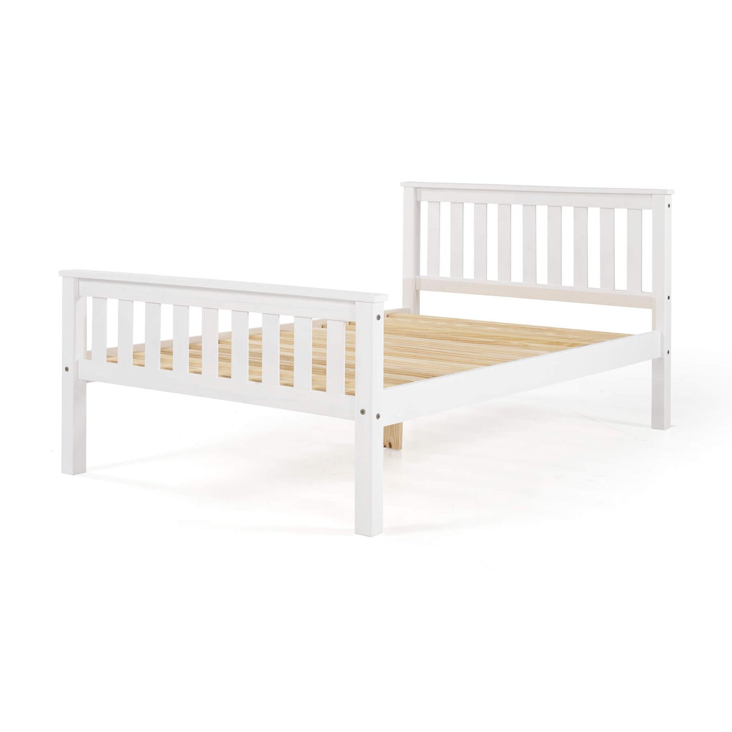 Manila HFE Pine Bed 4 Foot White