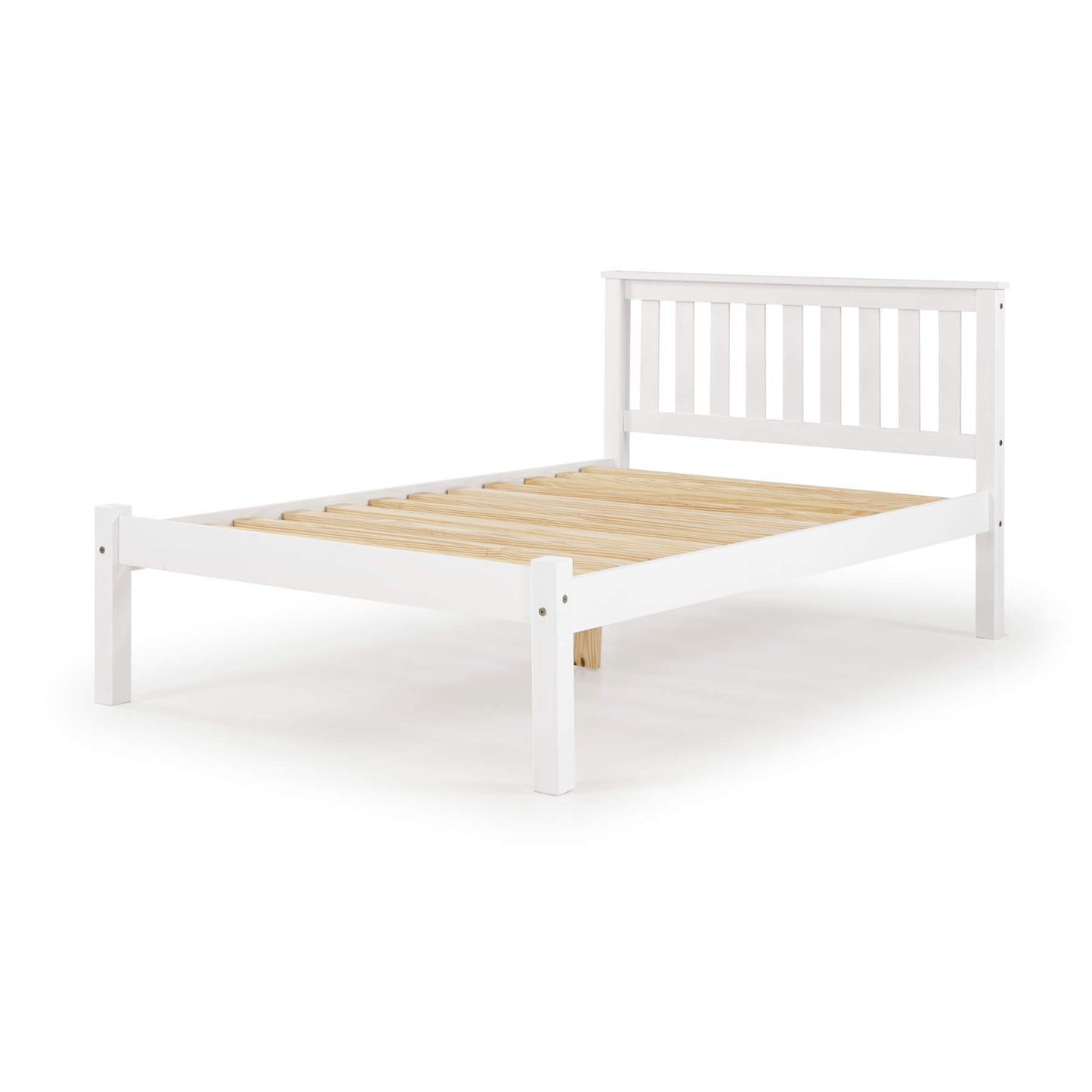 Manila LFE Pine Bed 4 Foot White