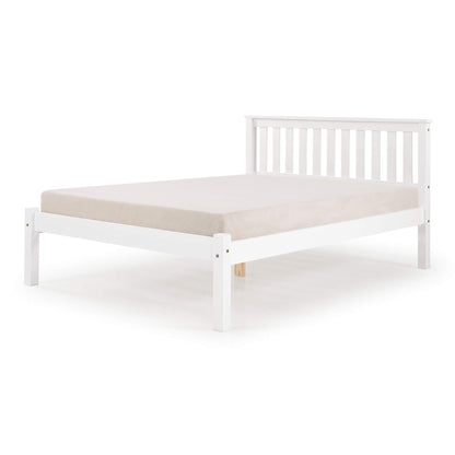 Manila LFE Pine Bed King Size White